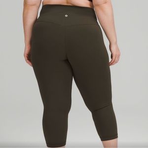 🌟NWOT🌟 Lululemon align 21 inch dark olive size 2